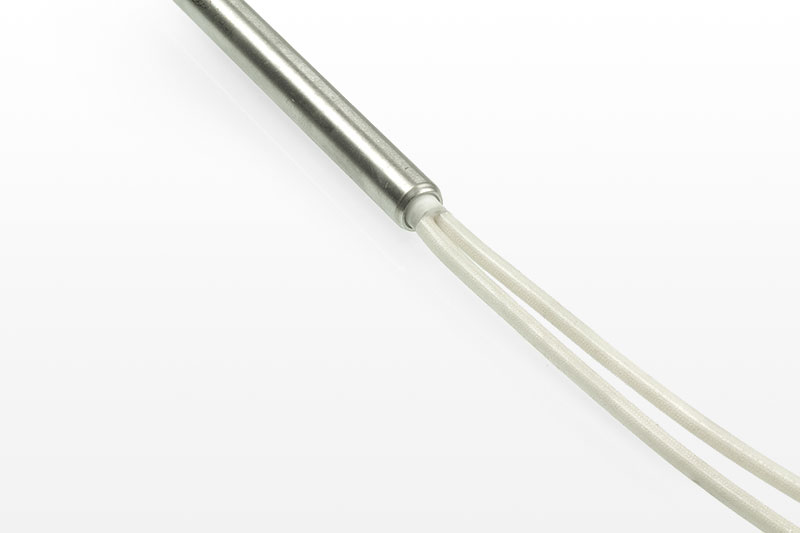 connection option C: single leads additionally covered with coated fibre glass hose (250 °C), uncoated (400 °C)
