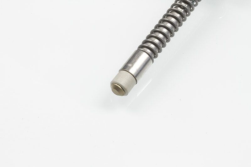 TEF 4 B temperature sensor - only Ø 8 mm (shaft) possible, ball sensor tip with ceramic pearl and brass part
