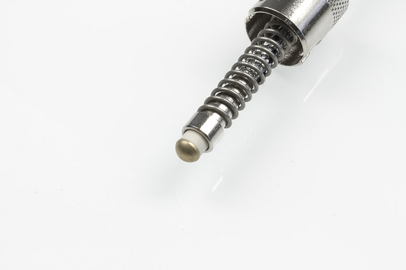 TEF 16 B temperature sensor - only Ø 8 mm (shaft) possible, ball sensor tip with ceramic pearl and brass part