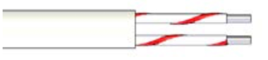 fibreglass insulated nickle leads additional covered with un-coated fibreglas hose (400 °C)