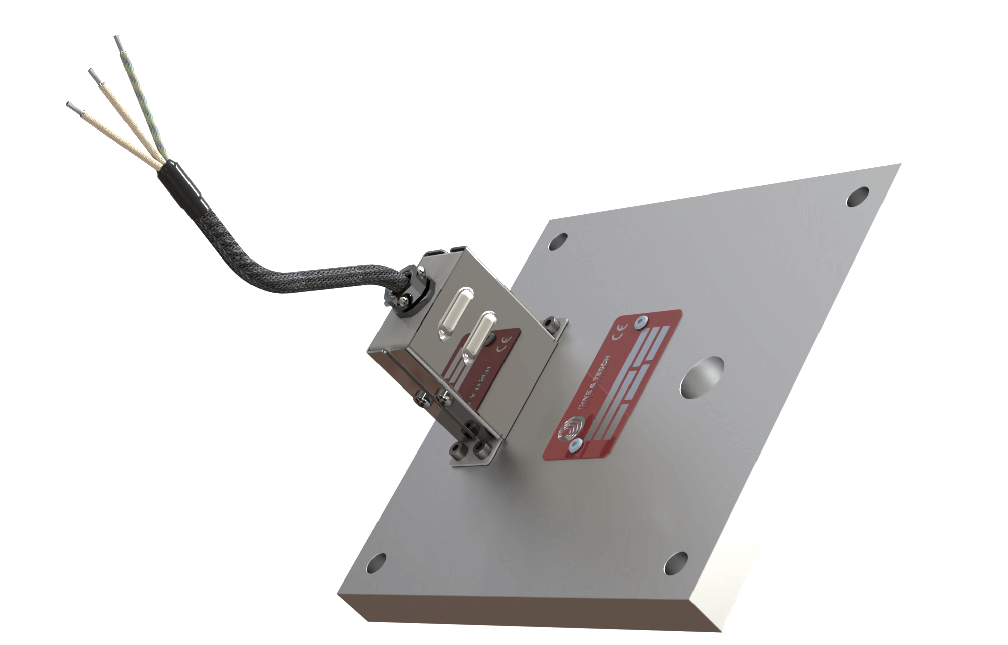Tool Heater, Flat Heater, Frame Heater, for temperatures up to 450°C/550°C, extrusion, injection molding, plastic technology, holes, cutouts, front side connection, energy-efficient, homogeneous heat flow, shape fulfilling contact