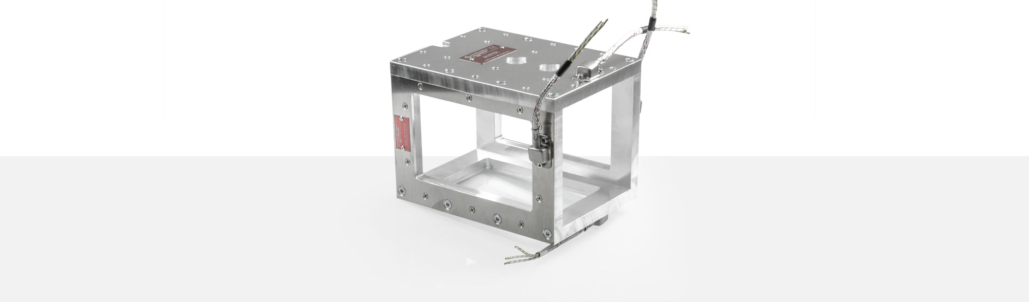 Tool Heater, Flat Heater, Frame Heater, for temperatures up to 450°C/550°C, extrusion, injection molding, plastic technology, holes, cutouts, front side connection, energy-efficient, homogeneous heat flow, shape fulfilling contact