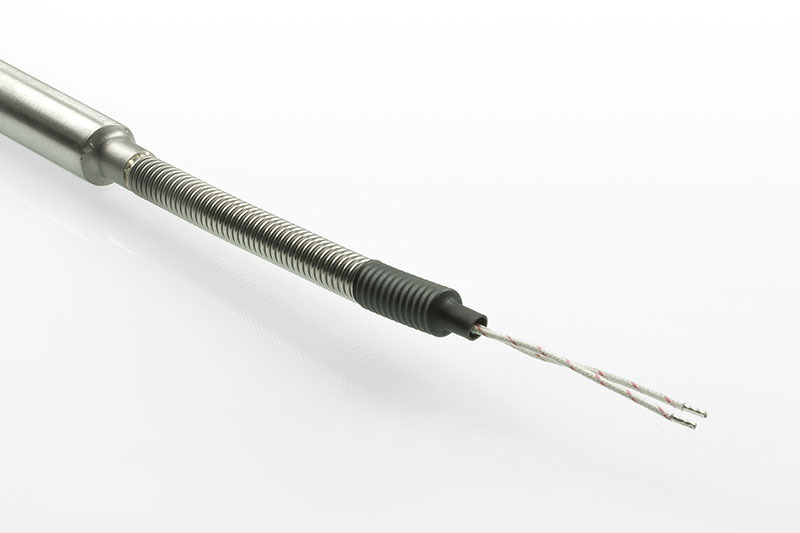connection option K: additonally with corrugated hose + earth wire up to 250 °C / 400 °C / 720 °C