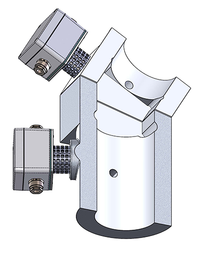 Cast-In Heaters <br> example 4 <br> cast-in heater <br> e.g. for tubes and tube bows