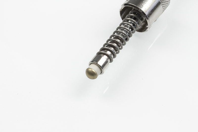 TEF 4 B temperature sensor - only Ø 8 mm (shaft) possible, ball sensor tip with ceramic pearl and brass part