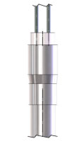 Tubular Heater Ø 8,5 mm one-sided with leads