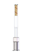 Tubular Heater Ø 6.5 + Ø 8.5 with leads and shrink hose
